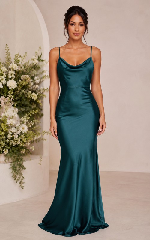 peacock satin bridesmaid dresses Cowl Neck Sheath Dress Size:2/3 years Baby Girl Dresses 2-3 Whether you are dressing 33Sale