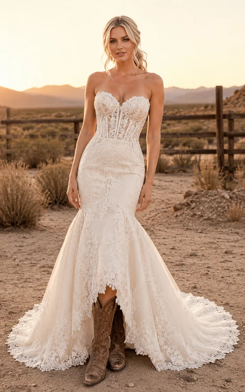 Robe de mariée de maternité en mousseline de soie, col V, manches courtes, dentelle, traîne souple, style jardin.