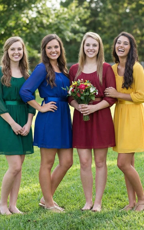 Scoop Neck Half Sleeve Chiffon Dress with Pleats