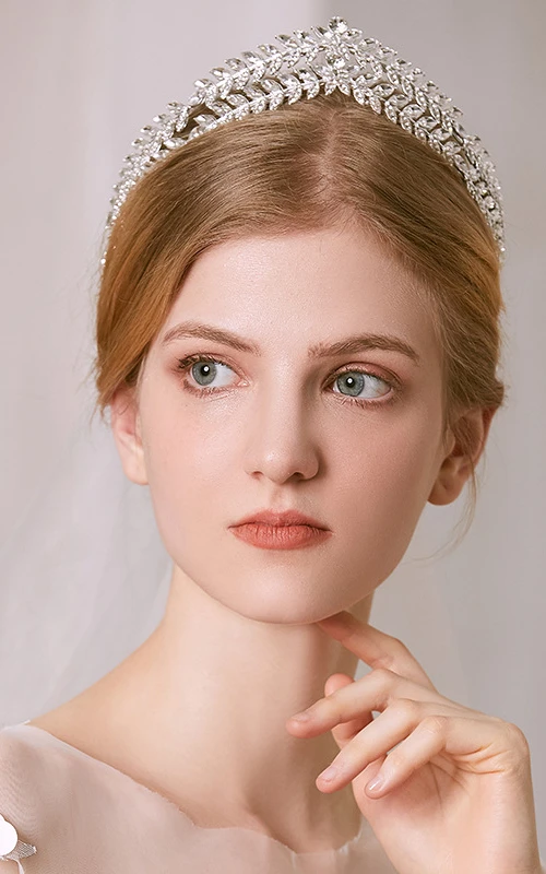 Königliche Prinzessin Strass-Brautkrone