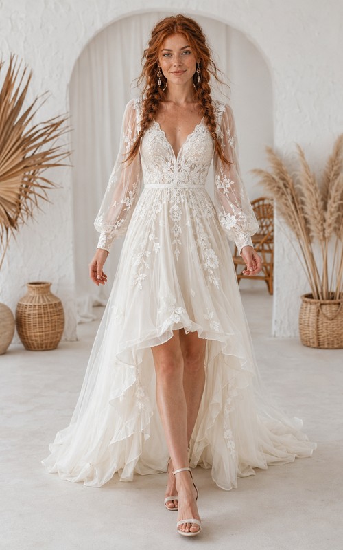asymmetrical wedding dress with sleeves Color:Blushing Pink completo_da_cerimonia BAZILIKA @thebazilika draped backless Asymmetrical neckline Zipper Back