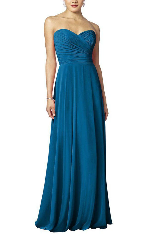 Robe longue en mousseline à bretelles croisées