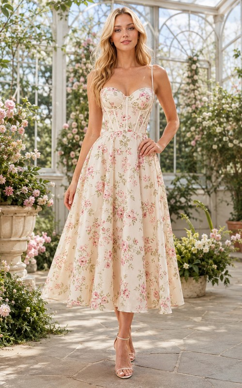 midi homecoming dress Fairy Butterfy Embroidery Prom  Lisposa and clean lines Cocomelody Unique Prom Dress Midi