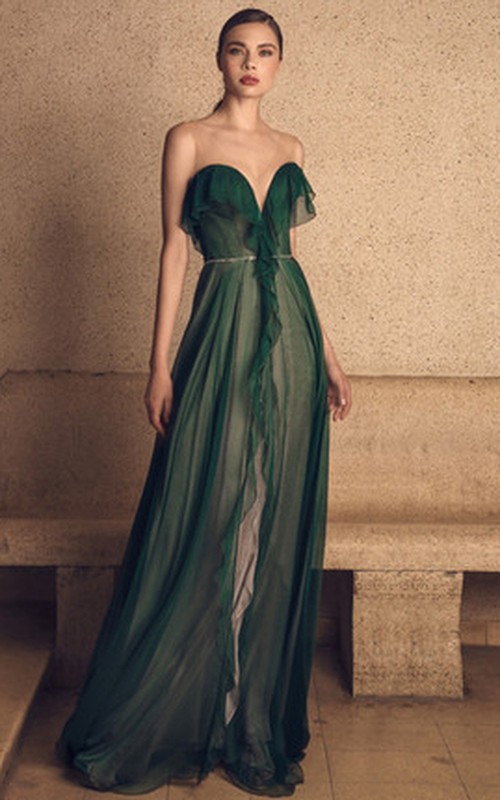 Emerald Green Dresses for Juniors