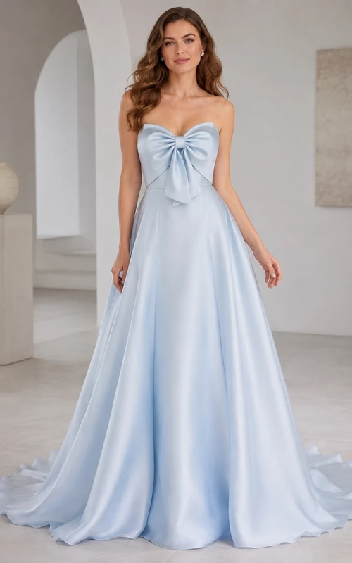 Schulterfreies Ballkleid – ein elegantes Brautkleid