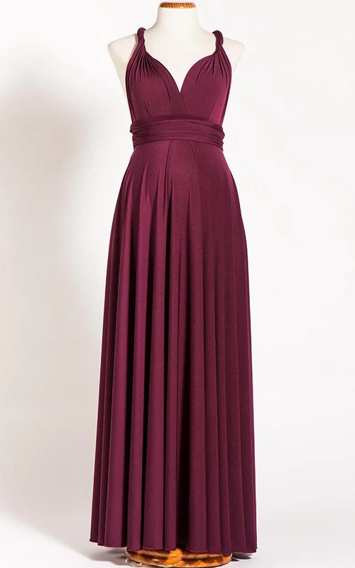 Silbergraues langes, wandelbares, elegantes Kleid aus Haifischleder