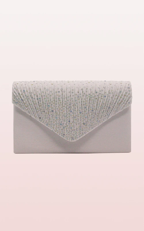 Glitzernde Kristallhandtasche