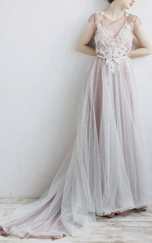 Hochzeit Odri Boho Hochzeit Strandhochzeit Bohemian Hochzeit Hochzeit Lila mit Milchgrau Elfenbein Puder Kleid