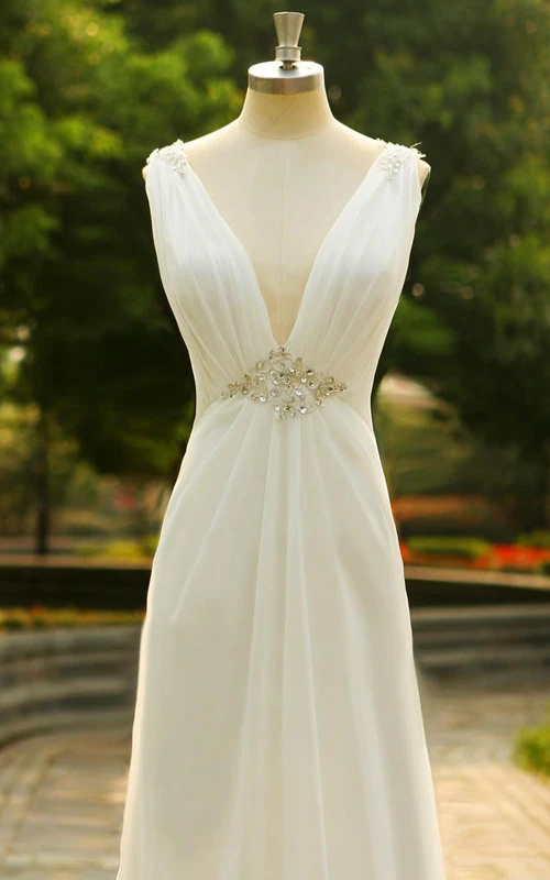 Robe sirène longue à bretelles, décolleté en V, traîne courte, fermeture éclair, corset au dos, en mousseline, dentelle et sequins