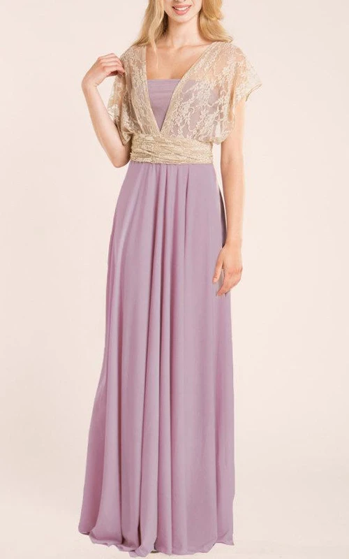 Romantisches, mauvefarbenes, staubrosa Spitzenkleid, handgefertigte Spitze im Vintage-Stil, maßgeschneidertes Spitzenkleid