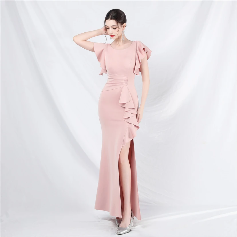 Wedding Celebration Exhibition Car Model Long Dress Skirt view 2