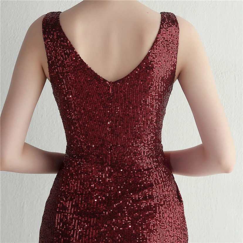 Paillettenkleid von Cross-Border Supply Boutique, ideal für Promi-Automodelle, Dinner-Auftritte und lange Abendkleider view 37