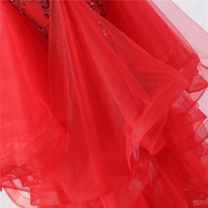 Handgefertigte Perlen, festes Netz, Positionierungsblumenperlen, Spleißnetz, heißes Tanz-Feier-Performance-Kleid view 40