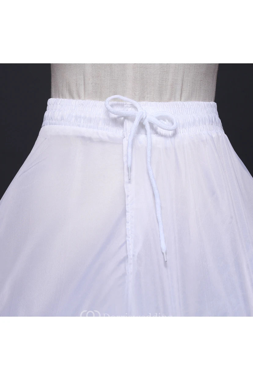 New Skirt Petticoat with Elastic Waist 6 Steel Ring Plus Mesh Wedding Skirt view 4