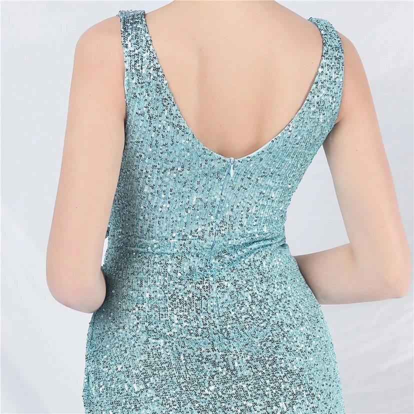 Craft Flower Sequined Sexy Short Skirt Daily Small Dress view 70
