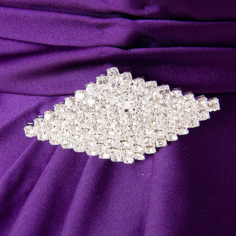 Vestido sin mangas de corte A con volantes y broche view 5