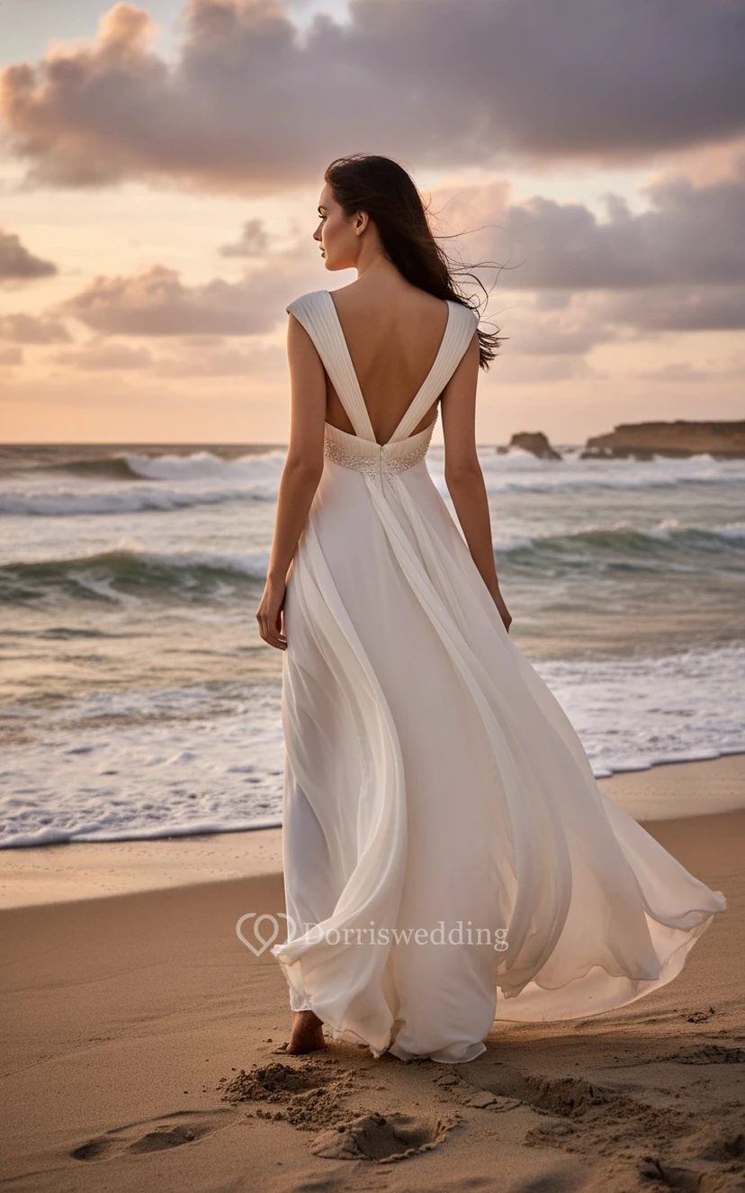 Robe de mariée royale de style Queen Anne Beach view 2