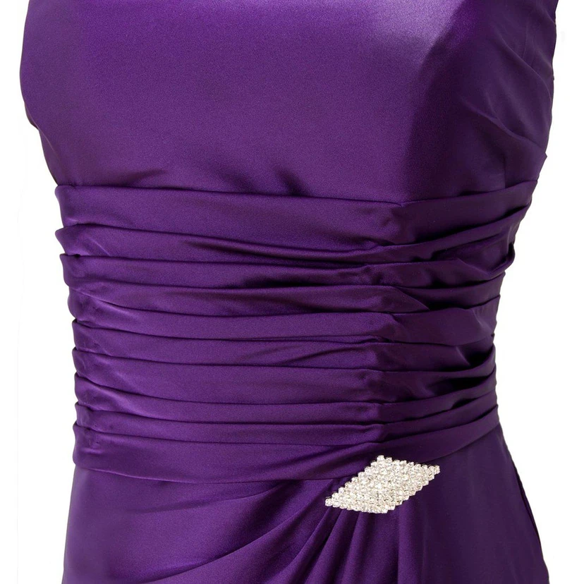 Vestido sin mangas de corte A con volantes y broche view 3