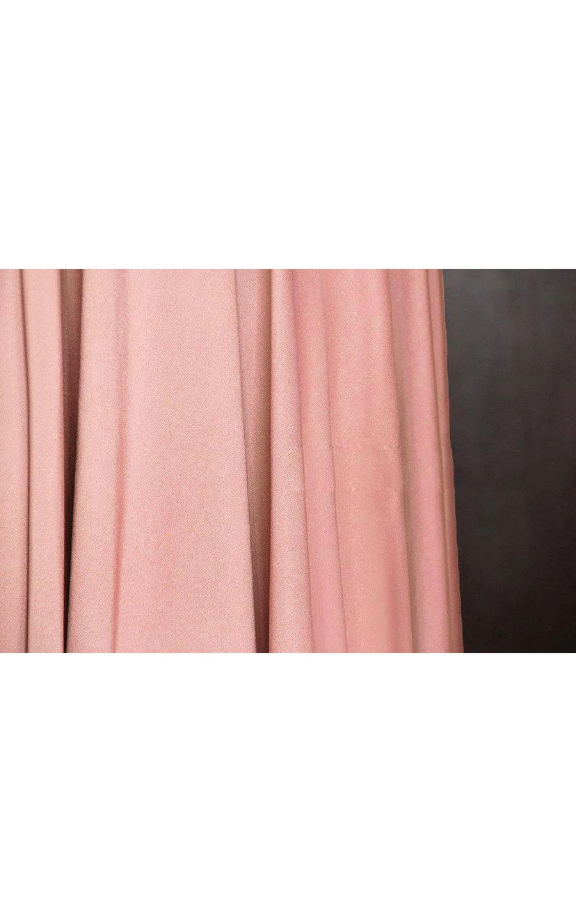 Robe portefeuille convertible rose poudré view 2
