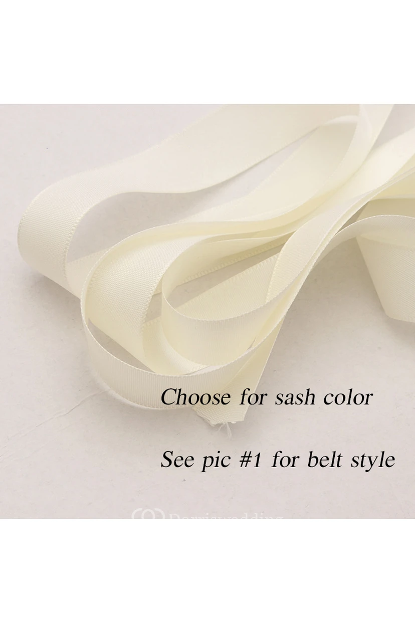 Fancy Satin Belt With Beading view 2