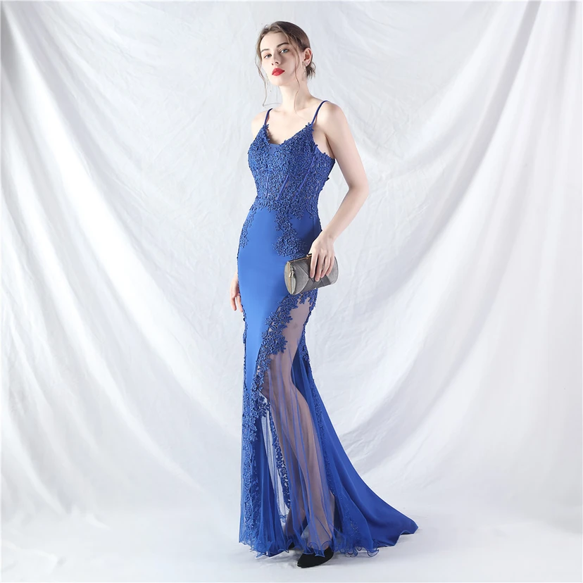 Spitzen-Abendkleid mit heißer Diamant- und Fischgrätenmuster-Weste, tiefem Taillenausschnitt, schulterfreiem Design und kurzer Schleppe view 14