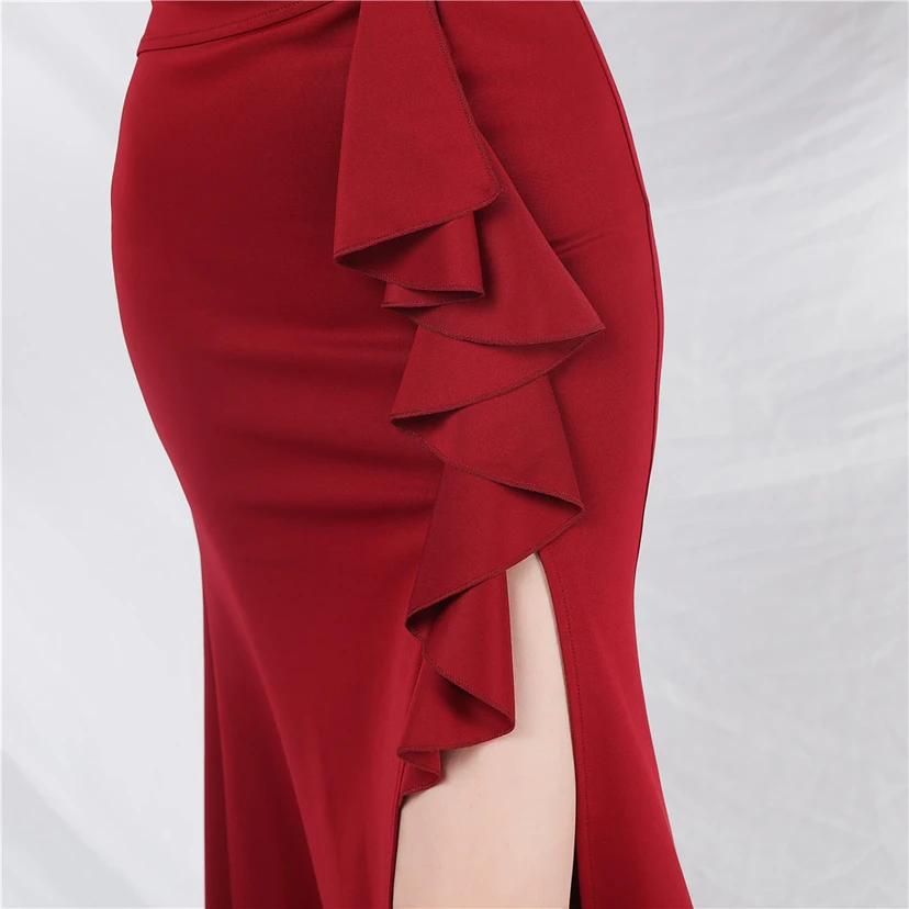 Wedding Celebration Exhibition Car Model Long Dress Skirt view 50