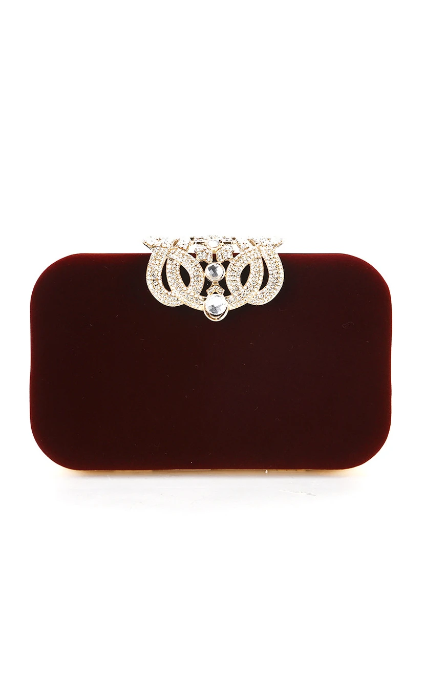 Flannel Crystal Clutch view 6