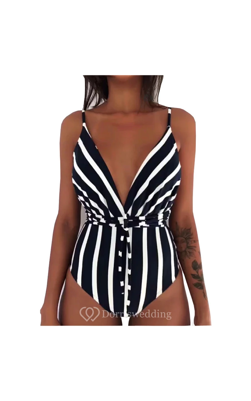 Sexy Badeanzug in Uni/Blumen/Leopardenmuster view 8