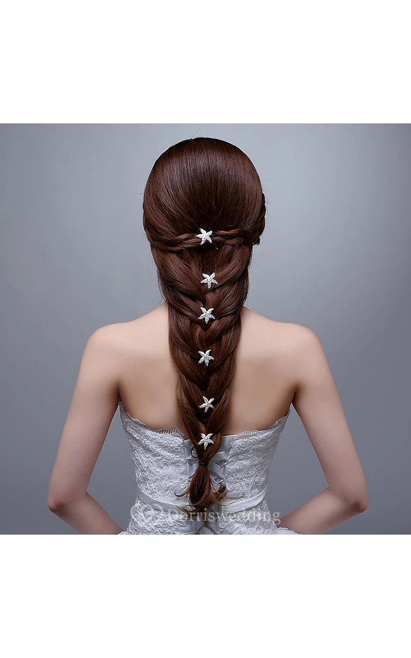 Bride Jewelry Rhinestone Headdress Hairpin Jewelry view 2