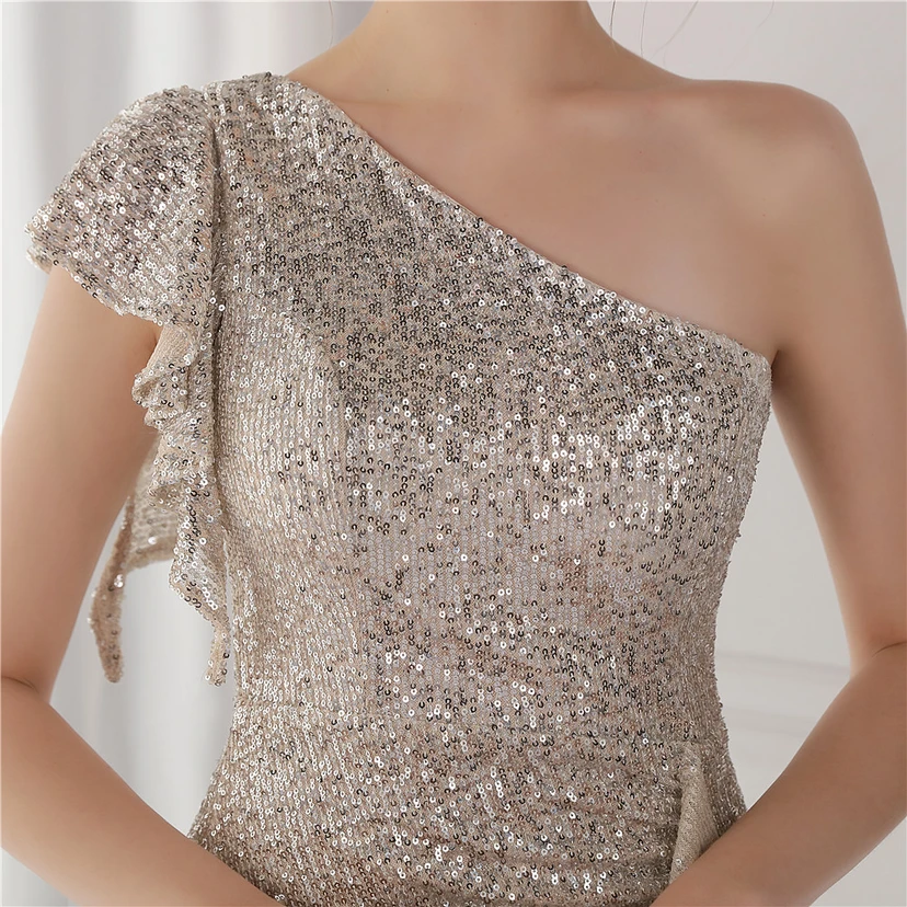Fairy Dream Celebrity Party Party Evening Sexy Long Slim Toast Bride view 34