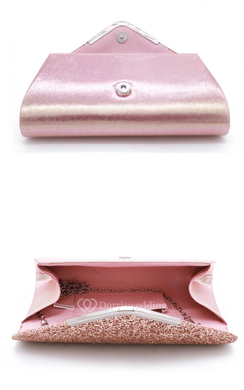 Sequin Flap Envelope Clutch view 3