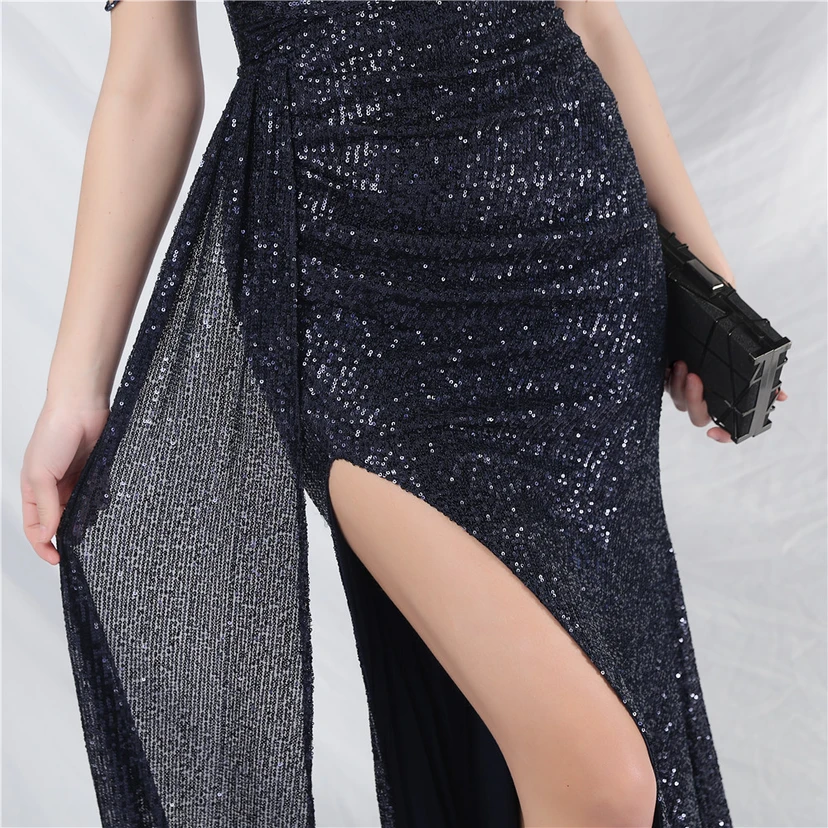 Cross-Border Dress Crafted Custom-Made Beaded Sequined Long Evening Dress view 56