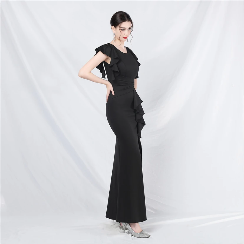 Wedding Celebration Exhibition Car Model Long Dress Skirt view 34