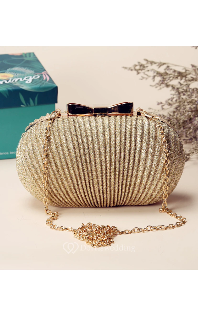 Crystal Metal Clutch view 3