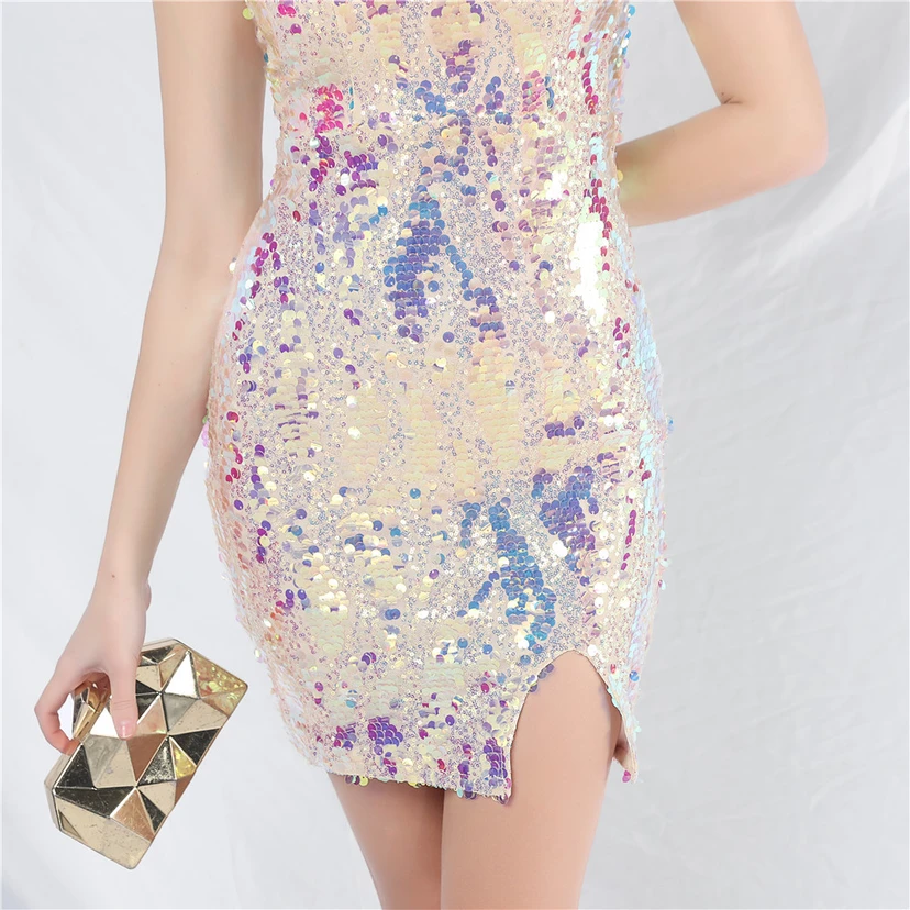 Small Dress Daily Short Dress Sequined Short Dress view 36