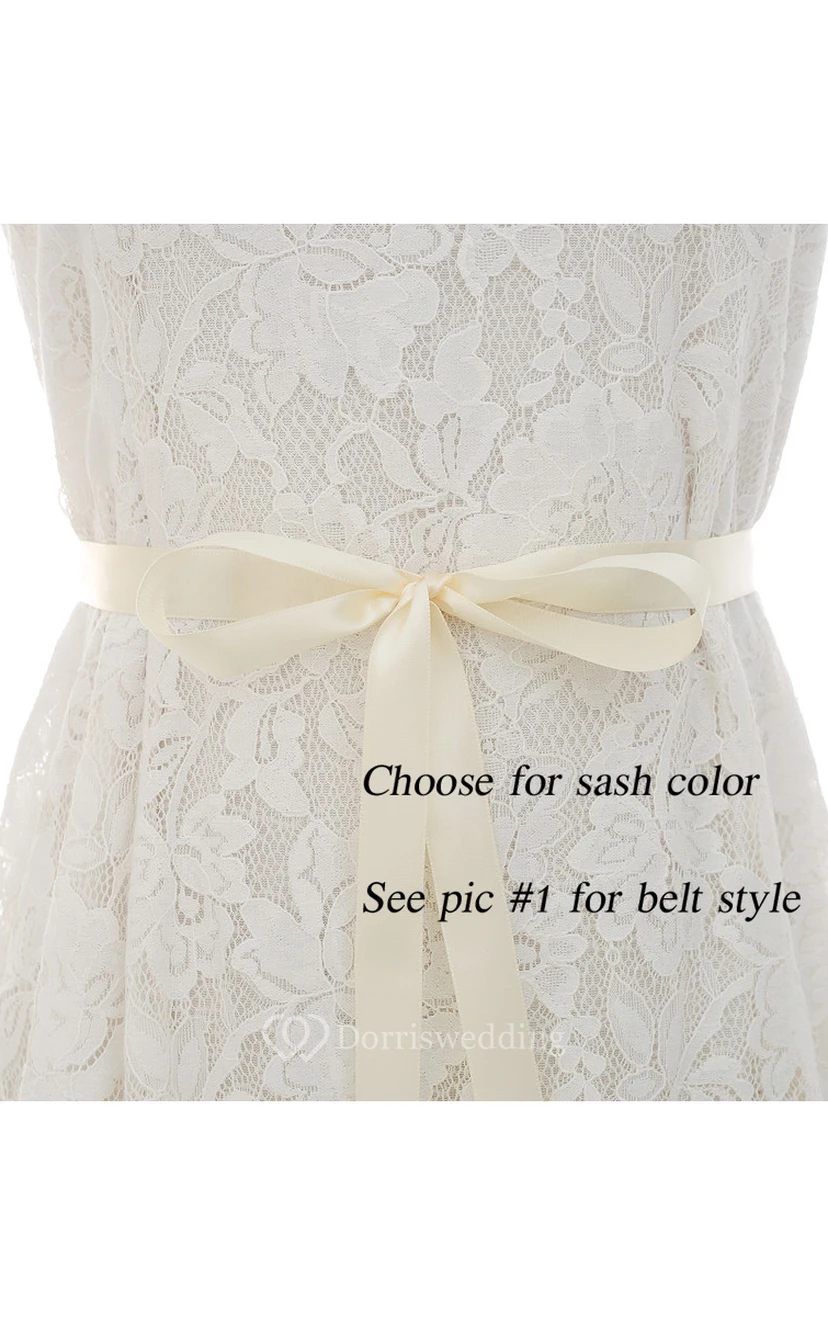 Bridal Rhinestone Appliqued Belt view 3