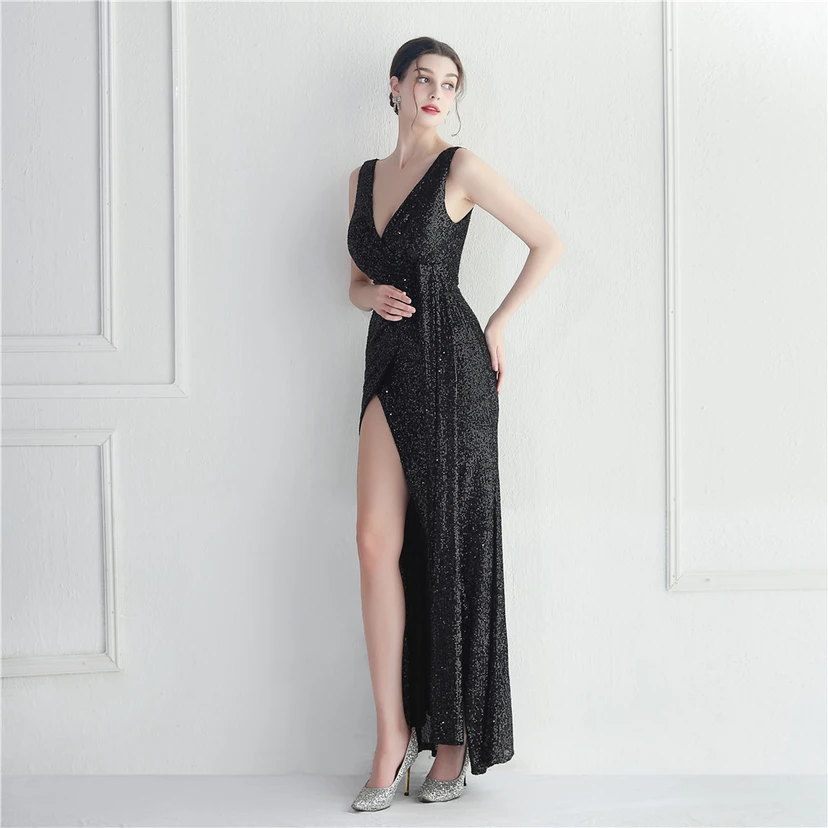 Paillettenkleid von Cross-Border Supply Boutique, ideal für Promi-Automodelle, Dinner-Auftritte und lange Abendkleider view 53