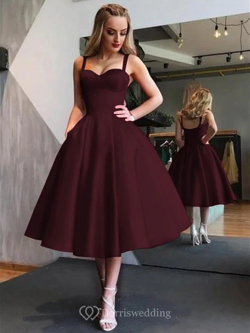 Rotes Vintage-Cocktailkleid aus den 1950er Jahren | Pin-up-Rockabilly-Kleid in Teelänge view 9