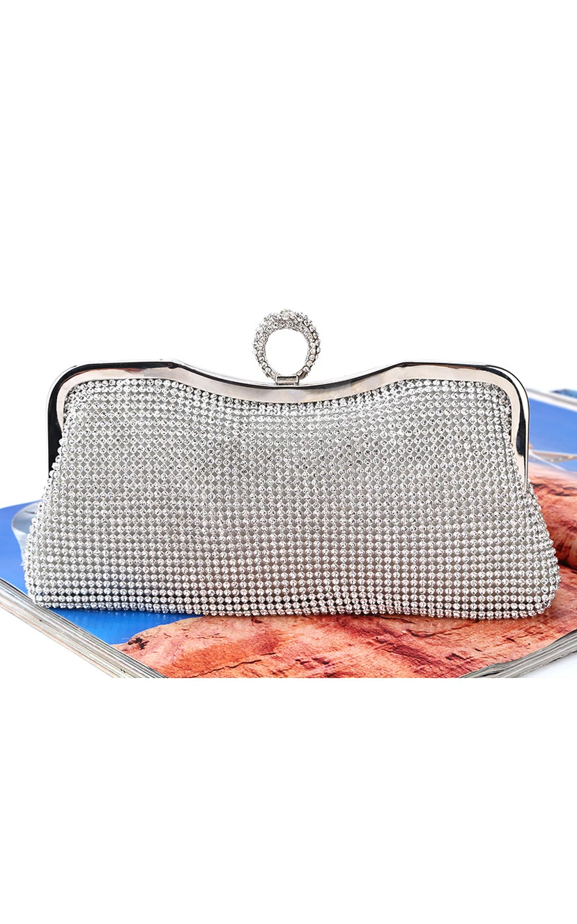 Crystal Pouch Clutch
