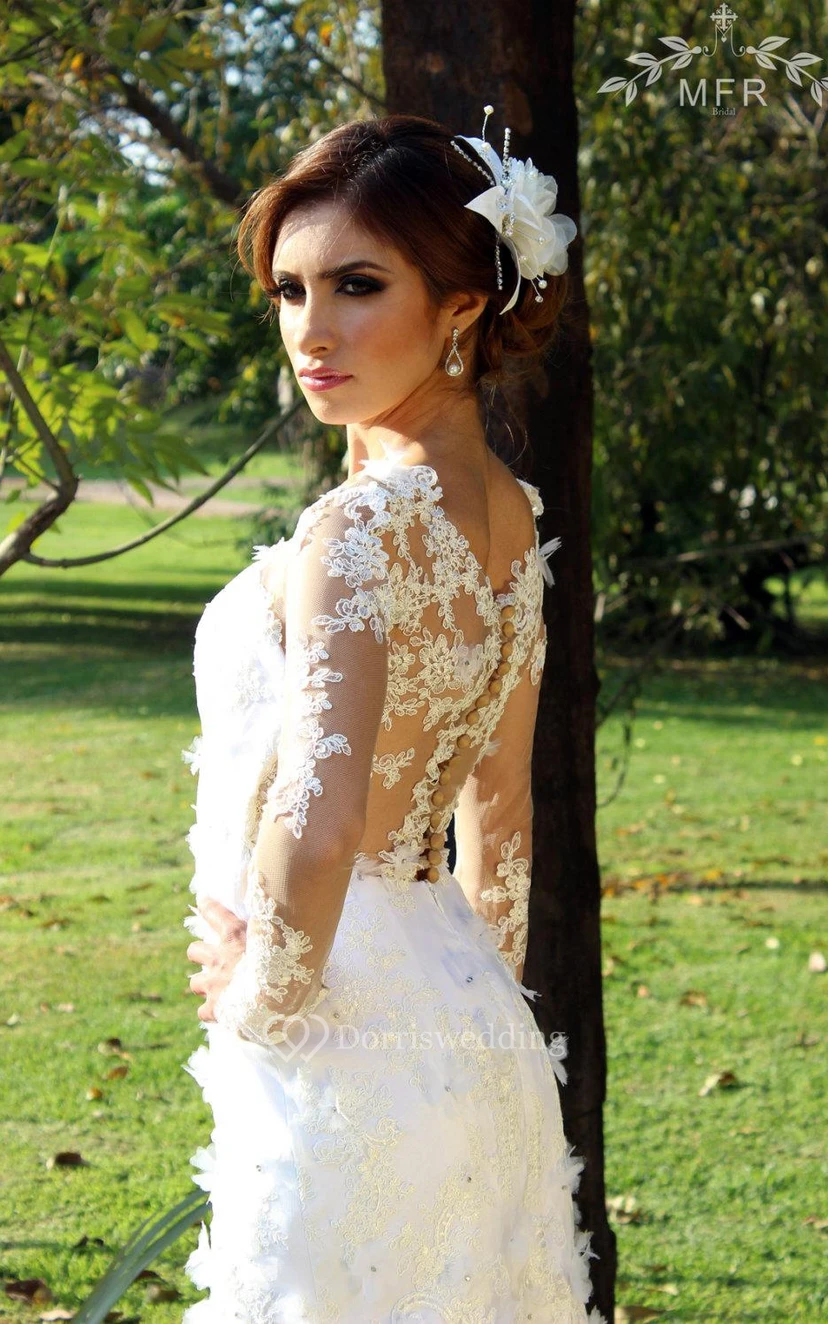 Minikleid aus Organza-Satin mit Blumenstickereien view 2