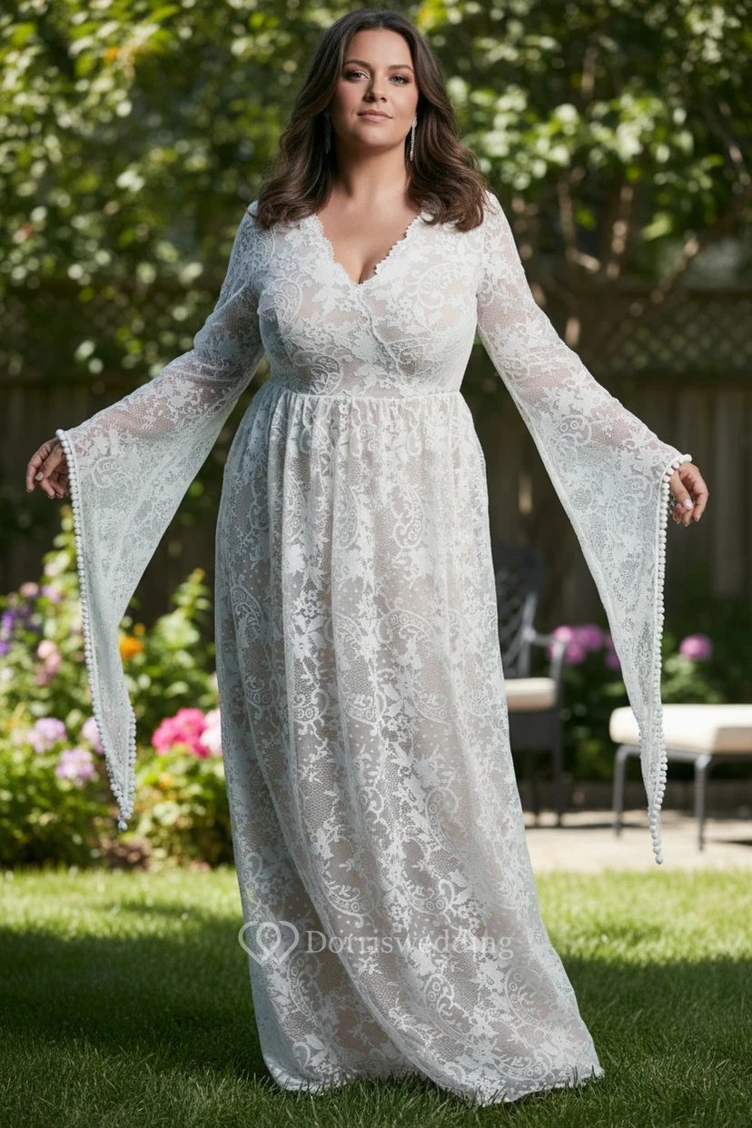 Boho Plus Size Lace Separates view 3