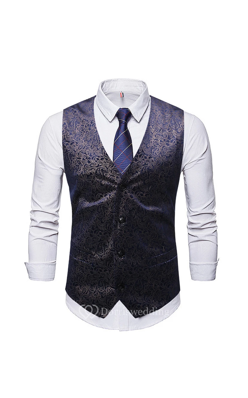Poly Classic Men's Vest-3 Color Options view 4