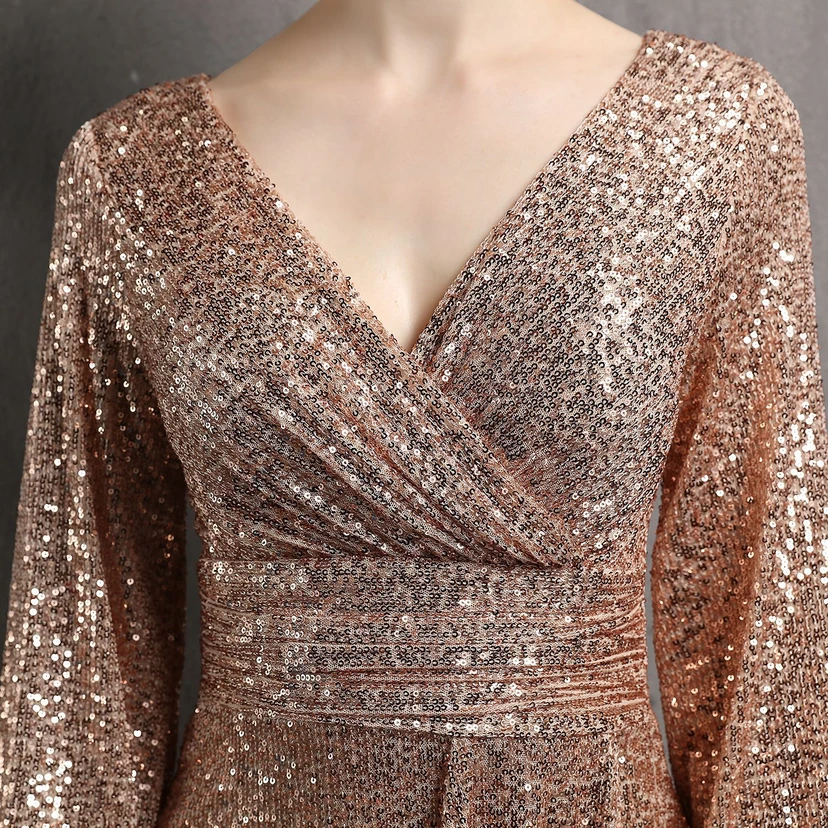 Vestido de noche corto, cena, banquete, sexy, discoteca, temperamento, elegante, celebridad, corto view 42