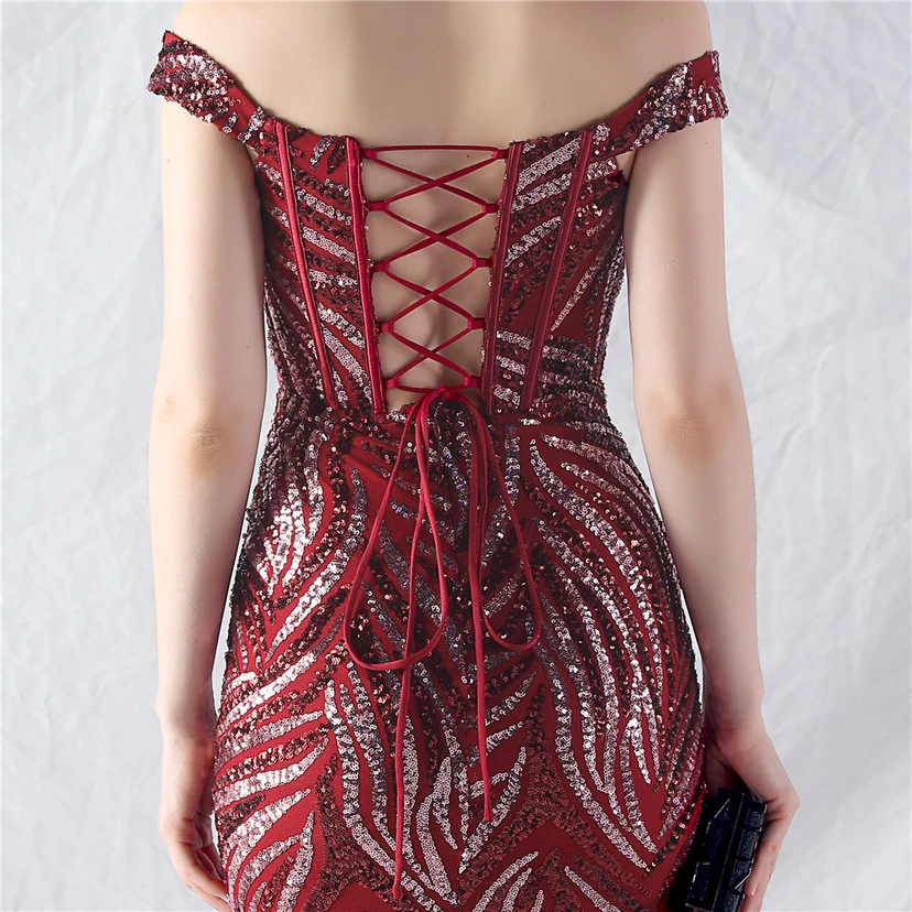 Palace Herringbone Waist Vest High-End Evening Dress view 27