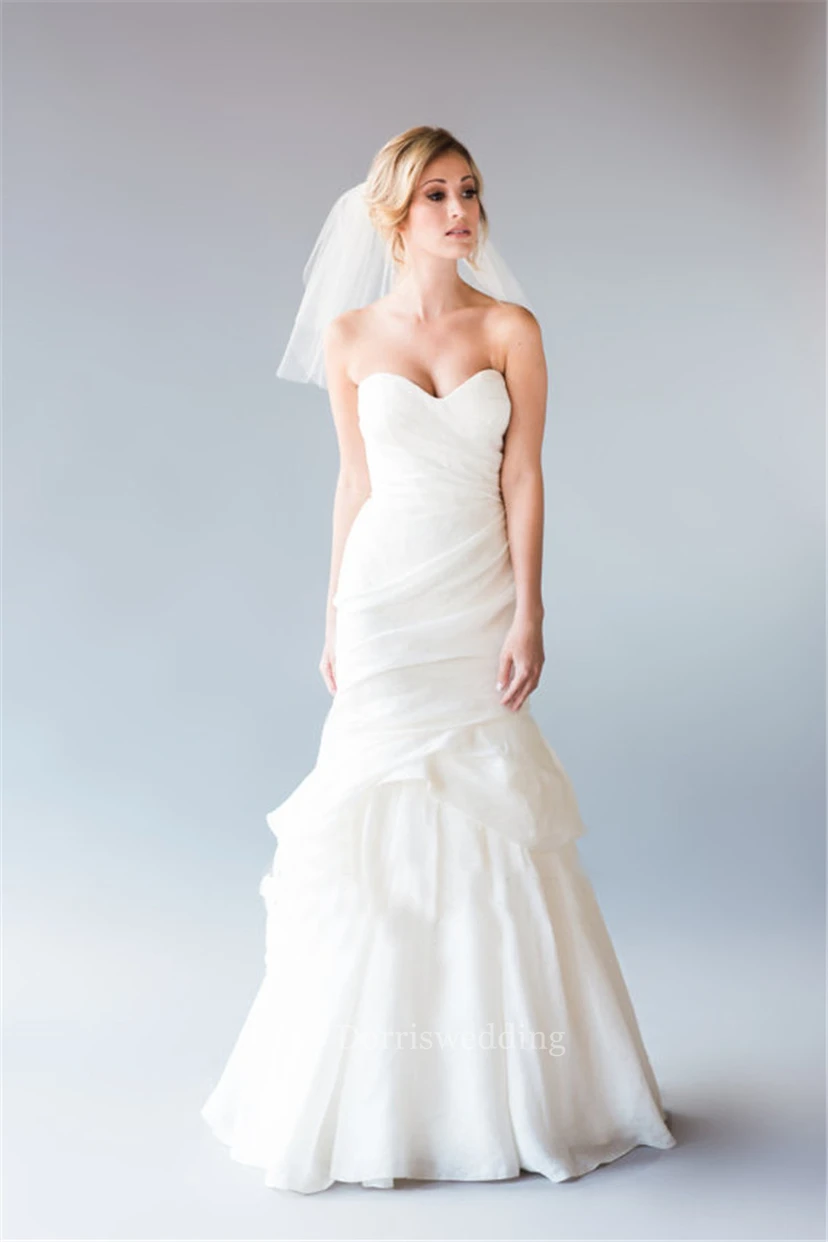 Simple Short Mesh Wedding Veil