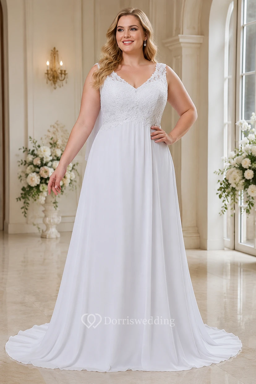 Ärmelloses, drapiertes, rückenfreies Chiffonkleid view 4