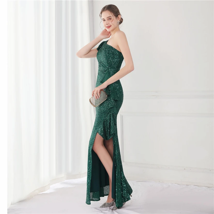 Fairy Dream Celebrity Party Party Evening Sexy Long Slim Toast Bride view 14