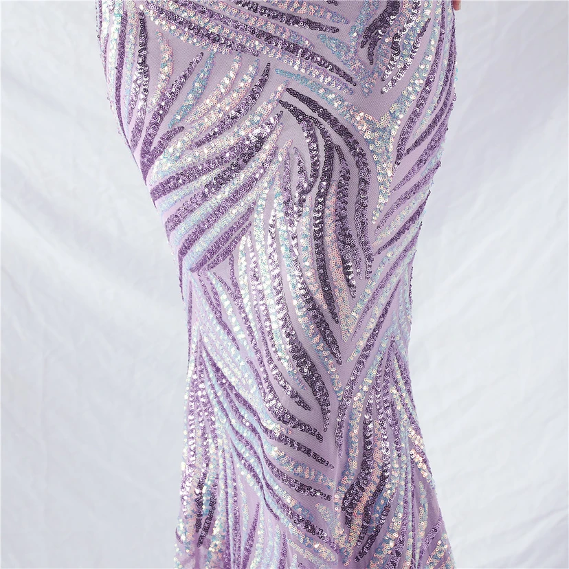 Double-Binding Rope-Binding Craft-Made Ostrich Feather Encrypted Laminated Beads High-End Evening Dress view 80