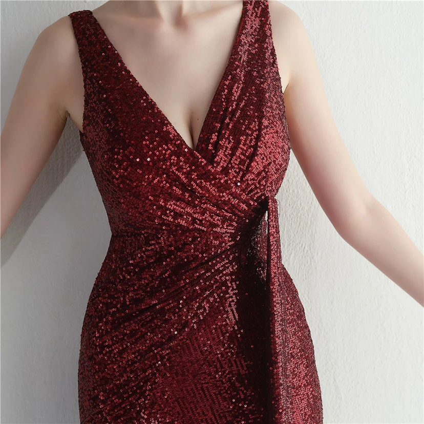 Paillettenkleid von Cross-Border Supply Boutique, ideal für Promi-Automodelle, Dinner-Auftritte und lange Abendkleider view 39