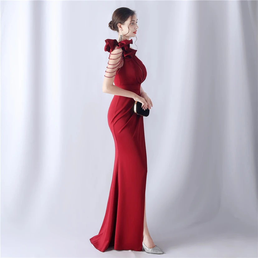 Robe de soirée haut de gamme Craft Flower Plus Beading Craft view 22